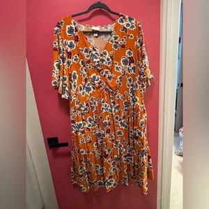 Plus Size Floral Dress